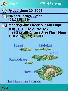 Hawaiian Islands Theme Map