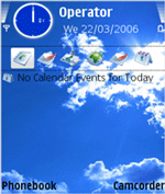 Heavenly Sky Nokia E90 Theme