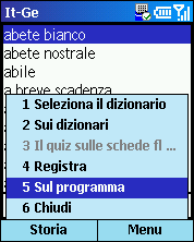 Italian - German & German - Italian technology dictionary for Windows Smartphone