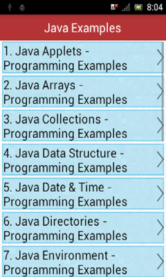 Java Examples
