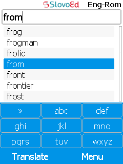 SlovoEd Compact English-Romanian dictionary for mobiles