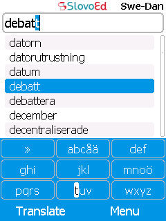 SlovoEd Compact Danish-Swedish & Swedish-Danish dictionary for mobiles