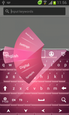 Keyboard Themes Pink