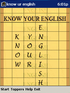 Know Your English for Pocket PC 2002
