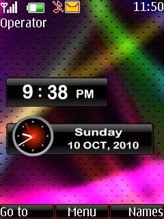 Laser Lights Clock