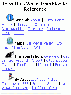 Travel Las Vegas - illustrated travel guide and maps (MobiPocket Reader)