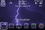Blackberry Bold ZEN Theme: Lightning Animated