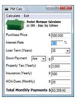 Pocket Mortgage Calculator