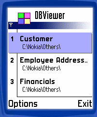 Mobile Database Viewer