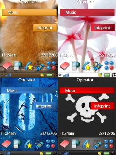 5 high quality UIQ3 themes for P990 , W950 , M600 , and P1