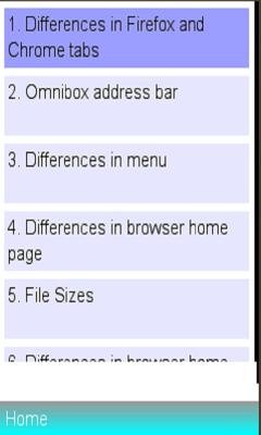 mozilla versus google chrome Features