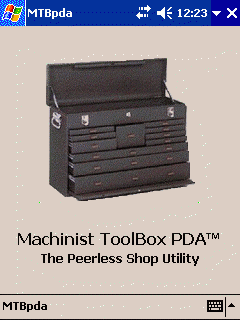 Machinist ToolBox PDA for Windows Mobile