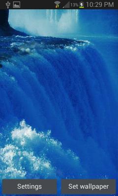 Nature Blue Falls LWP