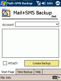 Kai's  Mail+SMS Backup .Net