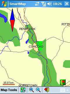 Map of New Hampshire (US State)