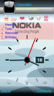 Nokia clock animated