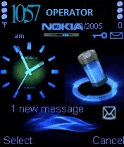 Nokia Clock Blue