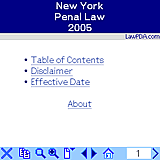 New York Penal Law 2005 PPC