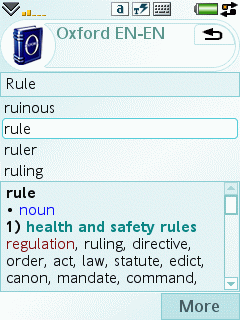    Concise Oxford English Dictionary Symbian UIQ 3.0