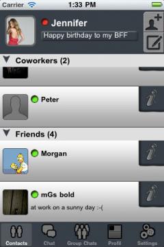 pMessenger for iPhone