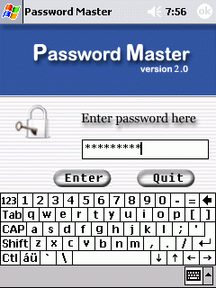 Password Master for PPC 2002
