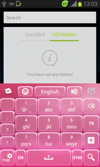 Pink Glow Keyboard Theme