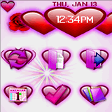 Pink Heart  8100 Theme