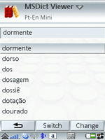 MSDict Oxford Portuguese Minidictionary (Symbian UIQ 3)