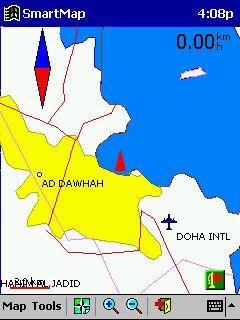 Map of Qatar