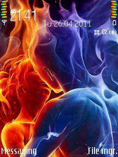 Red Blue Fire