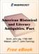 American Historical and Literary Antiquities, Part 01 for MobiPocket Reader