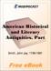 American Historical and Literary Antiquities, Part 22. Second Series for MobiPocket Reader