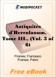 Antiquites d'Herculanum, Tome III for MobiPocket Reader