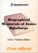 Biographical Memorials of James Oglethorpe for MobiPocket Reader