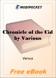 Chronicle of the Cid for MobiPocket Reader