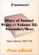 Diary of Samuel Pepys - Volume 25 for MobiPocket Reader