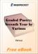 Graded Poetry: Seventh Year for MobiPocket Reader