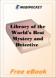 Library of the World's Best Mystery and Detective Stories for MobiPocket Reader