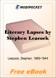 Literary Lapses for MobiPocket Reader