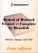 Ordeal of Richard Feverel - Complete for MobiPocket Reader