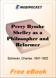 Percy Bysshe Shelley as a Philosopher and Reformer for MobiPocket Reader