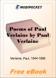 Poems of Paul Verlaine for MobiPocket Reader
