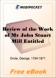 Review of the Work of Mr John Stuart Mill for MobiPocket Reader