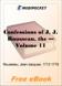 The Confessions of J. J. Rousseau - Volume 11 for MobiPocket Reader