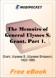 The Memoirs of General Ulysses S. Grant, Part 1 for MobiPocket Reader