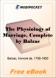 The Physiology of Marriage, Complete for MobiPocket Reader