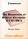 The Renascence of Hebrew Literature for MobiPocket Reader