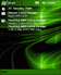 Green Neon Swirl Theme