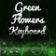 Green Flowers Keyboard