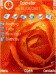 Orange Rose Theme Includes Free Flash Lite Screensaver